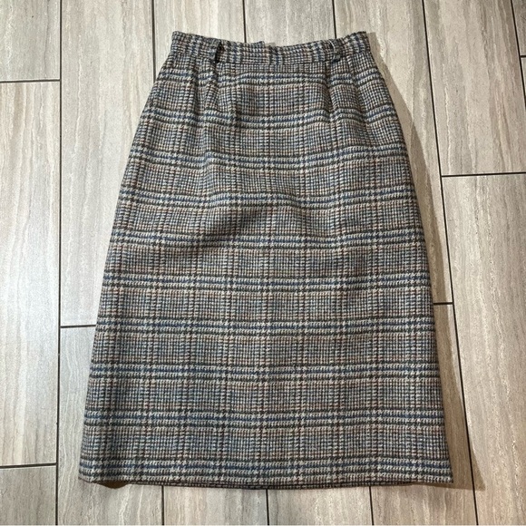 cottage tailor Dresses & Skirts - Cottage Tailor Vintage Womens Wool Blend Lined Midi Skirt Size 10